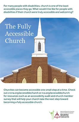 Accessible Church Bulletin Insert (English)
