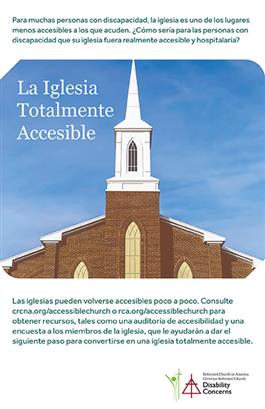 Accessible Church Bulletin Insert (Spanish)