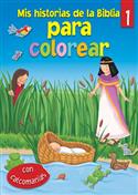 Mis historias de la Biblia para colorear - 1 / My Bible Stories Colouring - 1 (Spanish)