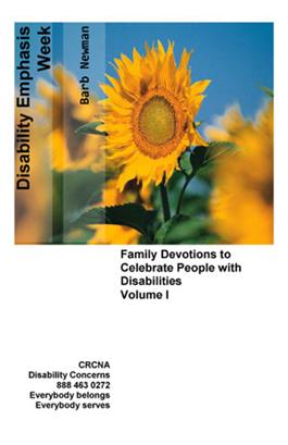 Disability Emphasis Week Devotionals Volume 1