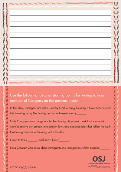 Immigration Advocacy Postcards