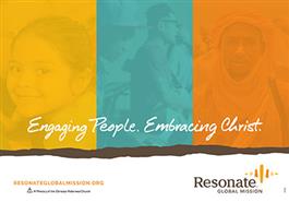 Engaging People, Embracing Christ Placemat